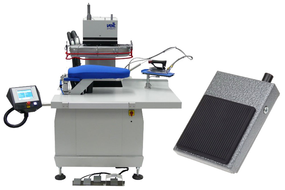 Herga’s robust and durable 6289 series foot switches used for ironing